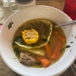 Las Maria’s Restaurant - What is left of my caldo de res!