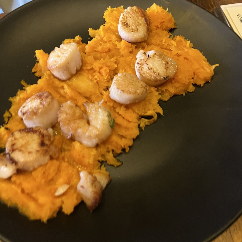 Riverhouse - Undercooked squash, bland overcooked scallops. - New American Near Me - Taunton, Massachusetts Riverhouse - Undercooked squash, bland overcooked scallops. - New American Near Me - Taunton, Massachusetts