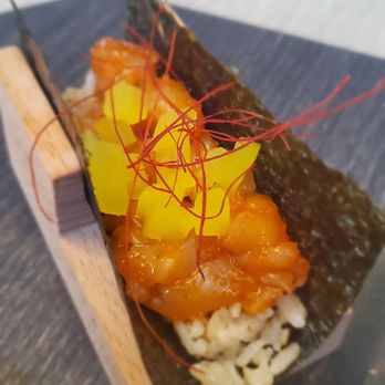 Te Mari - 8.) Spicy chopped scallop w/ daikon - Japanese Near Me - San Francisco, California Te Mari - 8.) Spicy chopped scallop w/ daikon - Japanese Near Me - San Francisco, California