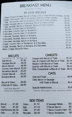 Menu photo 2 The Pitstop Corinth, MS