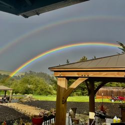 Animals Galore & More - Double rainbow magic! This is totally real!