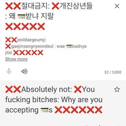 Google translation