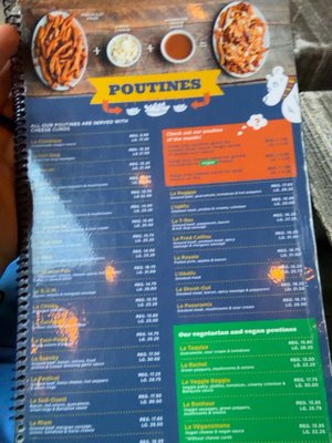Menu photo 1 La Banquise Montreal, QC Menu photo 1 La Banquise Montreal, QC