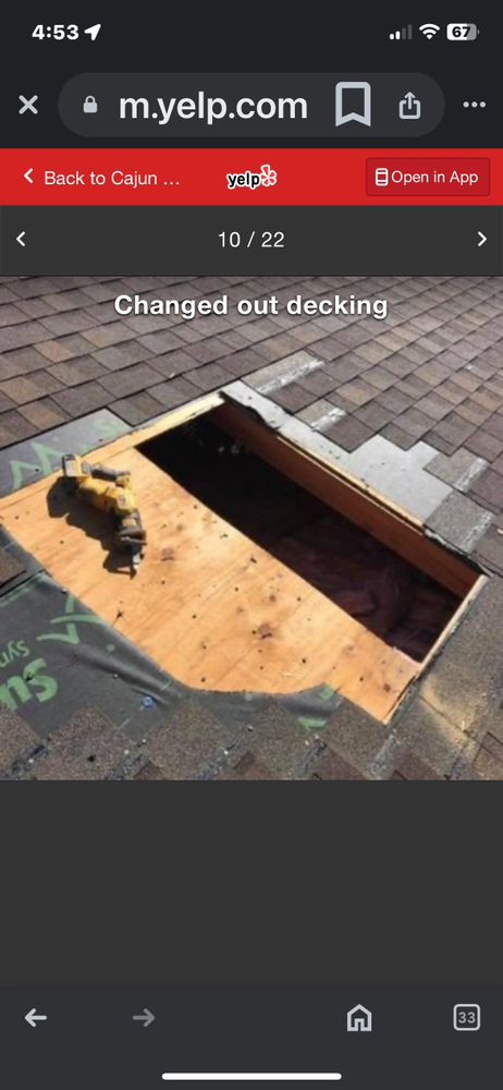 Slide of Leger’s Roofing & Con