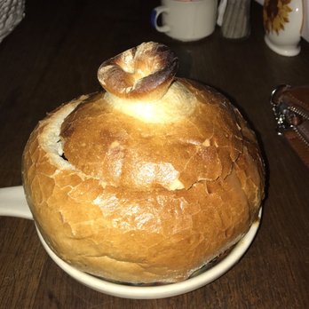 Kurna Chata - Bread bowl, beef goulash inside. - Polish Near Me - Wrocław, DS