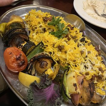 Persian Room Fine Dining - Vegetable Kebab with Rice Dinner - Persian/Iranian Near Me - Tucson, Arizona Persian Room Fine Dining - Vegetable Kebab with Rice Dinner - Persian/Iranian Near Me - Tucson, Arizona