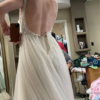 Style Cleaners & Alterations - The dress was too small. Charlene did some major work to fix the back. It fits now! You'd never know it was altered. - Sewing & Alterations Near Me - Santee, California Style Cleaners & Alterations - The dress was too small. Charlene did some major work to fix the back. It fits now! You'd never know it was altered. - Sewing & Alterations Near Me - Santee, California