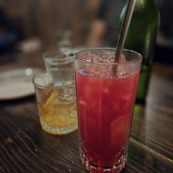 Old World Chophouse - Mezcal drink