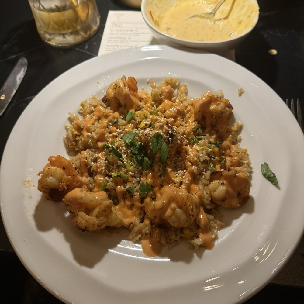 LUMORA - Shrimp fried rice - yummy!! - New American Near Me - Covington, Louisiana