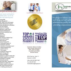 Home Health One - Brochure Pg.1