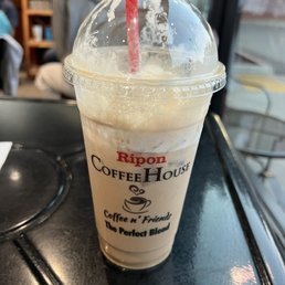 Blackberry, lavender white mocha