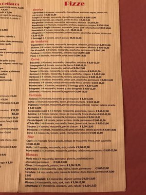Menu photo 4 Piccola Napoli Madrid, M