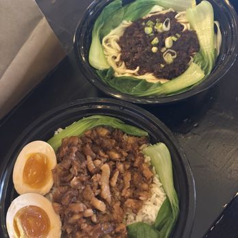 Bite & Tea - Taiwanese Braised Pork Rice and Noodle with Soy Bean & Pork Paste - Asian Fusion Near Me - Bristol, Connecticut