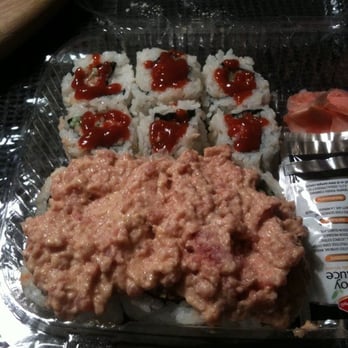 Yo Sushi - Double tuna & spicy garlic white tuna - Sushi Bars Near Me - Fairfield, California Yo Sushi - Double tuna & spicy garlic white tuna - Sushi Bars Near Me - Fairfield, California