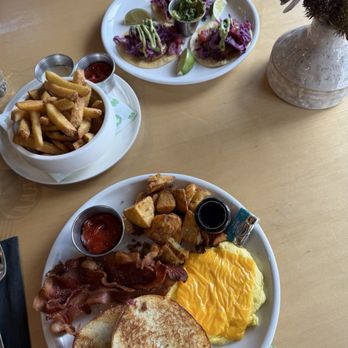 Fine Company - DTS Breakfast Mahi Mahi Tacos - New American Near Me - Las Vegas, Nevada