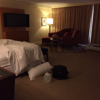 Sheraton Bloomington Hotel - Seriously this room is huge!!!  We have a king size bed in here and good sized flat screen HDTV. - Hotels Near Me - Bloomington, Minnesota