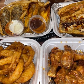 World Famous - 6 Wings with Fries - Food Trucks Near Me - Hollywood, Florida