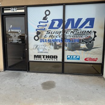 DNA Suspension & Accesories - Shop front - Auto Repair Near Me - Phoenix, Arizona DNA Suspension & Accesories - Shop front - Auto Repair Near Me - Phoenix, Arizona