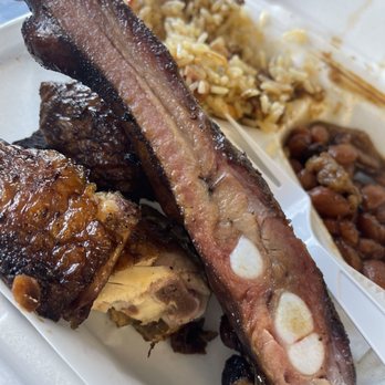 Texas BBQ - Pork Ribs 1/2lb and 2 Sides - Barbeque Near Me - Houston, Texas Texas BBQ - Pork Ribs 1/2lb and 2 Sides - Barbeque Near Me - Houston, Texas