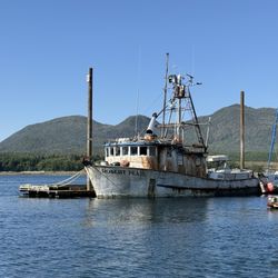 Ketchikan Duck Tour - Fishing boat in harbor.