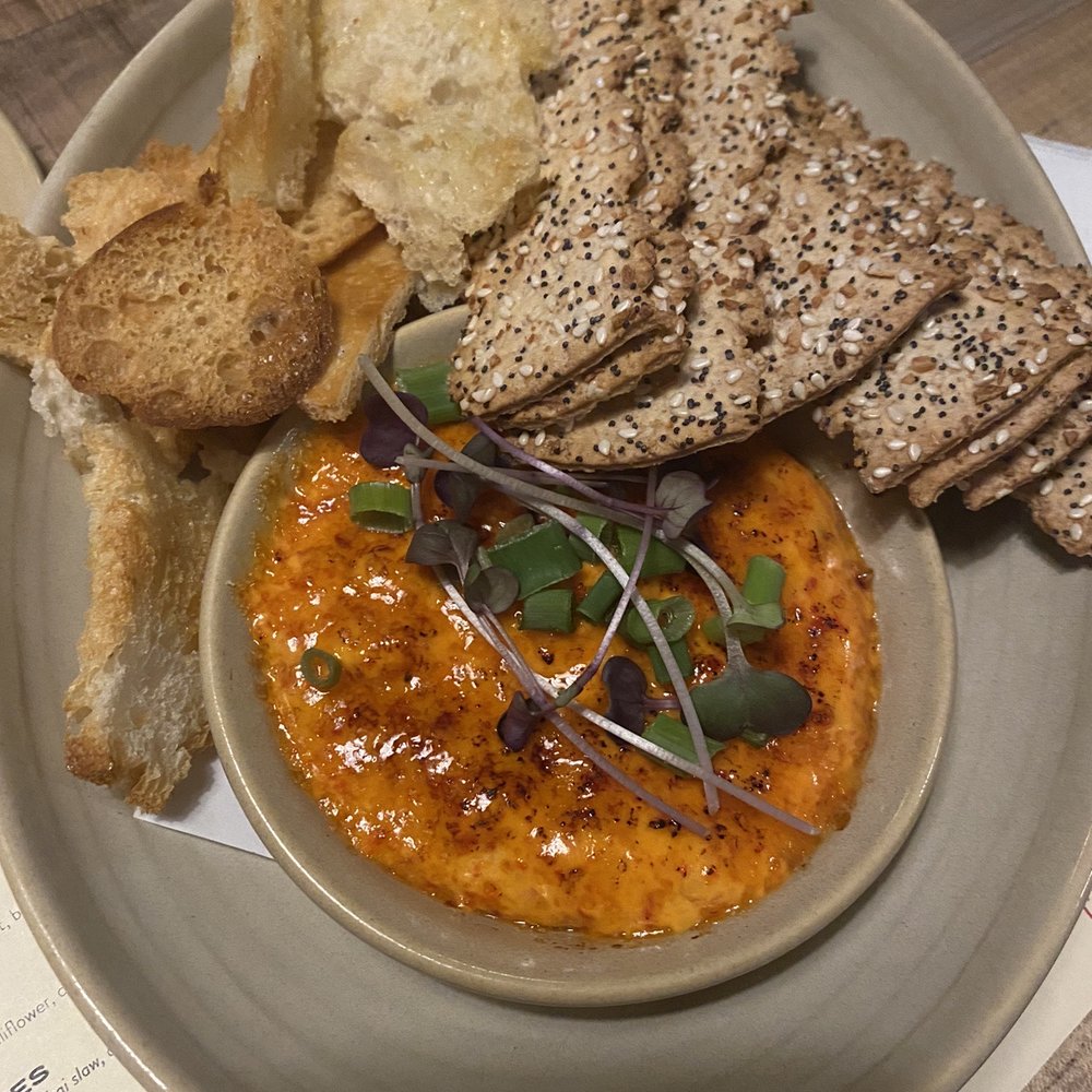 Crush XI - Pimiento Bruleed Pimento Cheese - New American Near Me - Melbourne, Florida