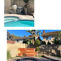 Aquatlan Landscaping - In addition to adding Artifical Turf, Alfredo built a fence around our pool equipment. No more eyesore from the dated pool equipment!