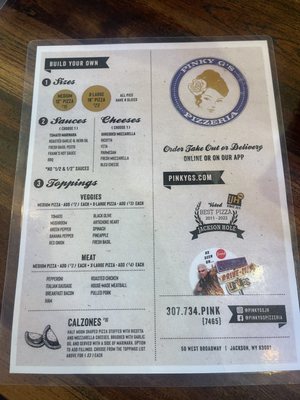 Menu photo 5 Pinky G's Pizzeria - Jackson Jackson, WY Menu photo 5 Pinky G's Pizzeria - Jackson Jackson, WY