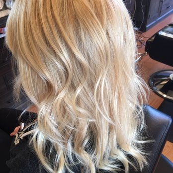 Rumors Salon - Blonde beach wave by Jayme - Hair Salons Near Me - Edmond, Oklahoma
