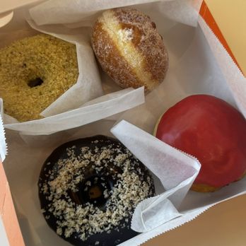 Old Ferry Donut - Butter Pistachio, Milk Cream Ball, Choco Fudge, Raspberry Ball / @tableformin - Donuts Near Me - San Gabriel, California Old Ferry Donut - Butter Pistachio, Milk Cream Ball, Choco Fudge, Raspberry Ball / @tableformin - Donuts Near Me - San Gabriel, California