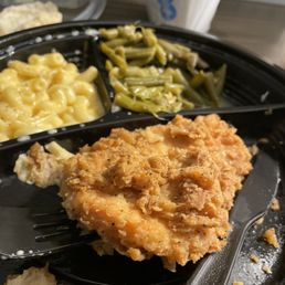 They advertised 4 pieces of bone in chicken dinner...this is what I got...sad very sad