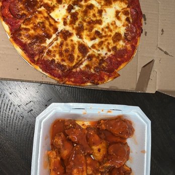 Deno’s Pizza - Medium pepperoni pizza & Hot wings - Pizza Near Me - Surprise, Arizona Deno’s Pizza - Medium pepperoni pizza & Hot wings - Pizza Near Me - Surprise, Arizona