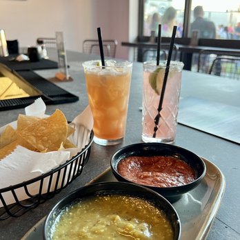 Macho Taco Cantina - three bowls of mexican food - Coffee & Tea Near Me - Allen, Texas