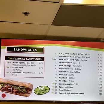 THH Sandwiches - Menu 1.02.24 - Vietnamese Near Me - Tustin, California THH Sandwiches - Menu 1.02.24 - Vietnamese Near Me - Tustin, California