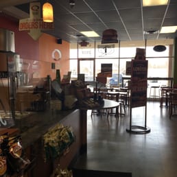 the inside of a fast food restaurant the inside of a fast food restaurant