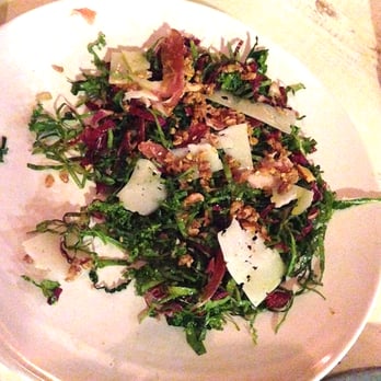 The Farmer's Apprentice - kale, radicchio, shinkenspeck, kabritt goat cheese, and honey vinaigrette. - French Near Me - Vancouver, British Columbia The Farmer's Apprentice - kale, radicchio, shinkenspeck, kabritt goat cheese, and honey vinaigrette. - French Near Me - Vancouver, British Columbia