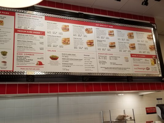 Menu photo 2 Firehouse Subs Laguna Woods, CA