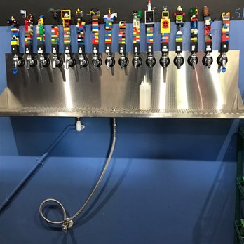 Overflow Brewing Company - a row of beer taps - Breweries Near Me - Saint Petersburg, Florida