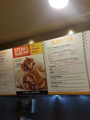Menu photo 5 Baja Fresh Las Vegas, NV