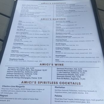 Amici's Kitchen and Living Room - Drink menu - Pizza Near Me - Berkley, Michigan Amici's Kitchen and Living Room - Drink menu - Pizza Near Me - Berkley, Michigan