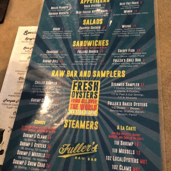 Fuller's Raw Bar - Menu - Seafood Near Me - Hampton, Virginia Fuller's Raw Bar - Menu - Seafood Near Me - Hampton, Virginia