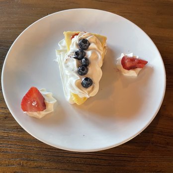 Pepper's Landing - Lemon berry pie I believe - Seafood Near Me - Rochester, New Hampshire Pepper's Landing - Lemon berry pie I believe - Seafood Near Me - Rochester, New Hampshire