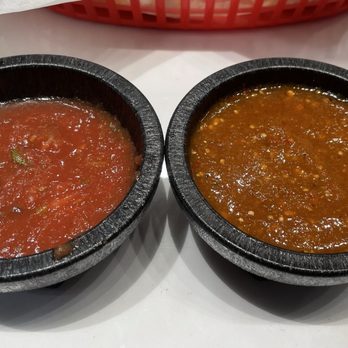 Las Praderas - Hot and mild salsa - Mexican Near Me - Oklahoma City, Oklahoma
