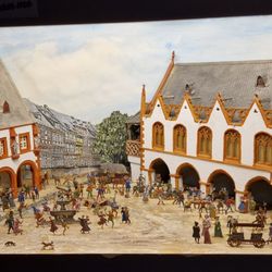 Zinnfiguren Museum - Marktplatz um 1500