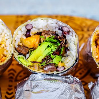 Maya Latin Kitchen - three burritos wrapped in foil - Latin American Near Me - Richmond, Virginia Maya Latin Kitchen - three burritos wrapped in foil - Latin American Near Me - Richmond, Virginia