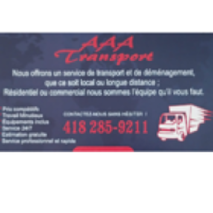AAA TRANSPORT Updated September 2024 2640 Avenue Dalton, Québec