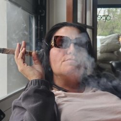 Cumming Cigar - This is the cozy indoor but there is a fantastic outdoor seating area with solo stove and outdoor heaters too!