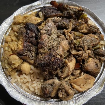 Island Express - Jerk Chicken with Rice and Peas - Caribbean Near Me - Brooklyn, New York