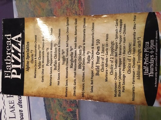 Menu photo 4 Alpine Lake Resort Terra Alta, WV Menu photo 4 Alpine Lake Resort Terra Alta, WV