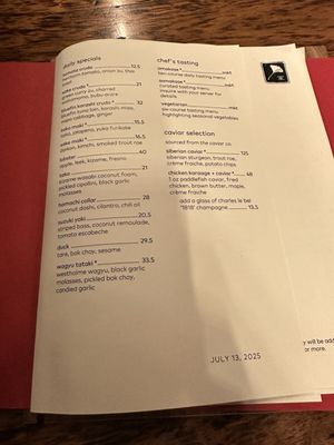 Menu photo 4 Uchi Dallas, TX