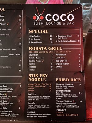 Menu photo 3 Coco Sushi Lounge & Bar Delray Beach, FL